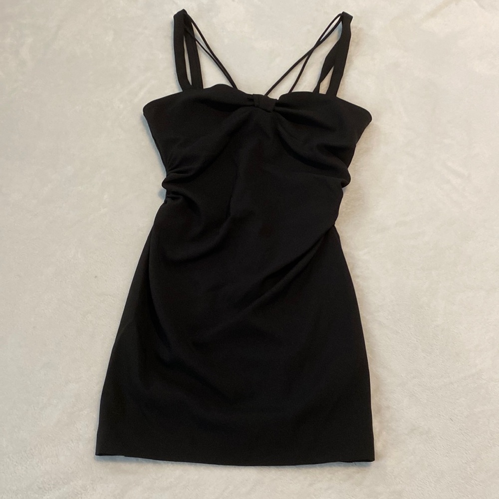 Zara NWT mini black dress